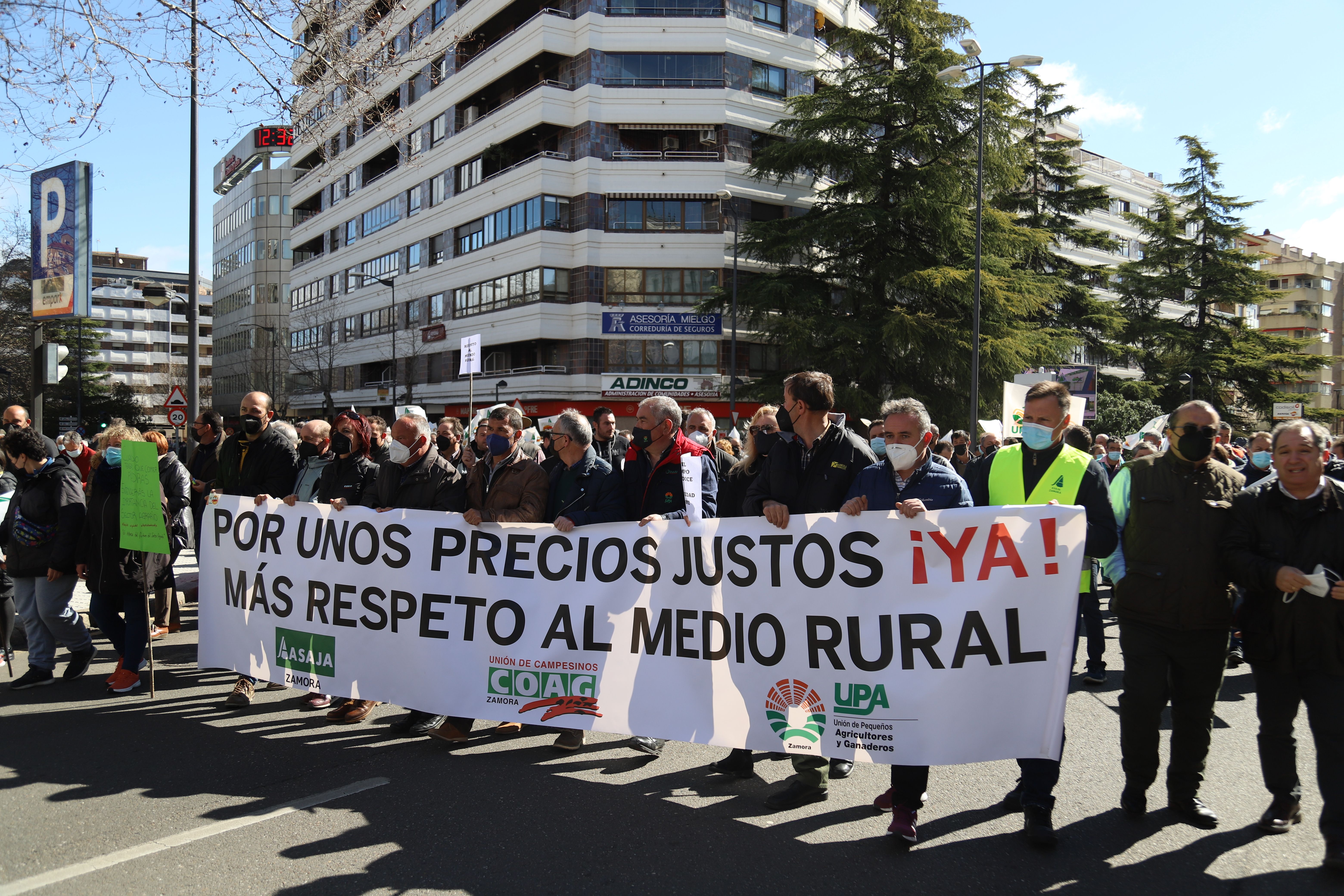 Tractorada en defensa del medio rural de Zamora Foto María Lorenzo (7)
