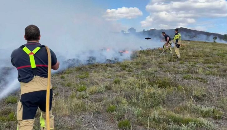 Extinguido un nuevo incendio intencionado en la provincia de Zamora