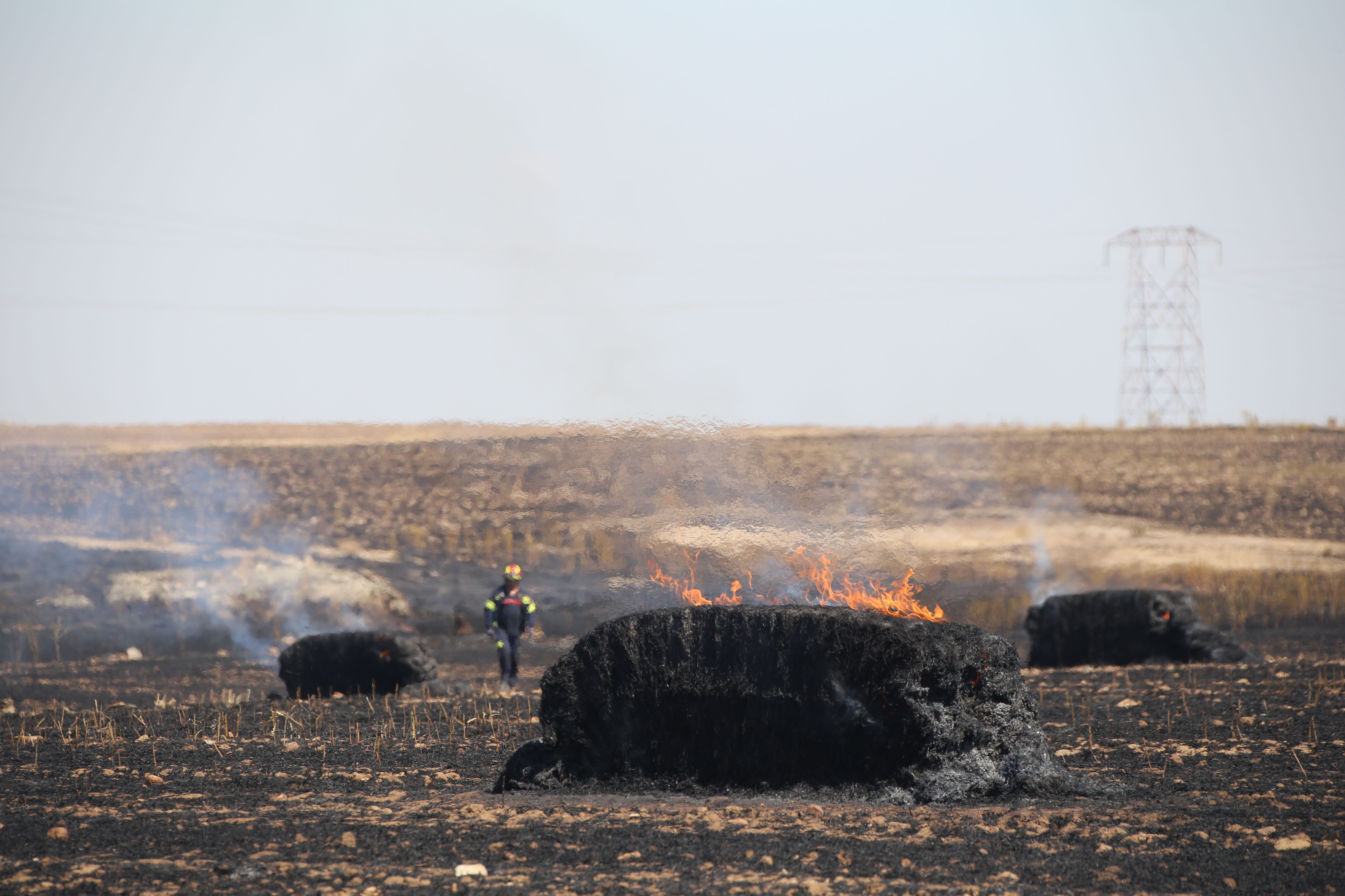 Incendio entre Muelas del Pan y Villaseco. Foto JL Leal ICAL (7)
