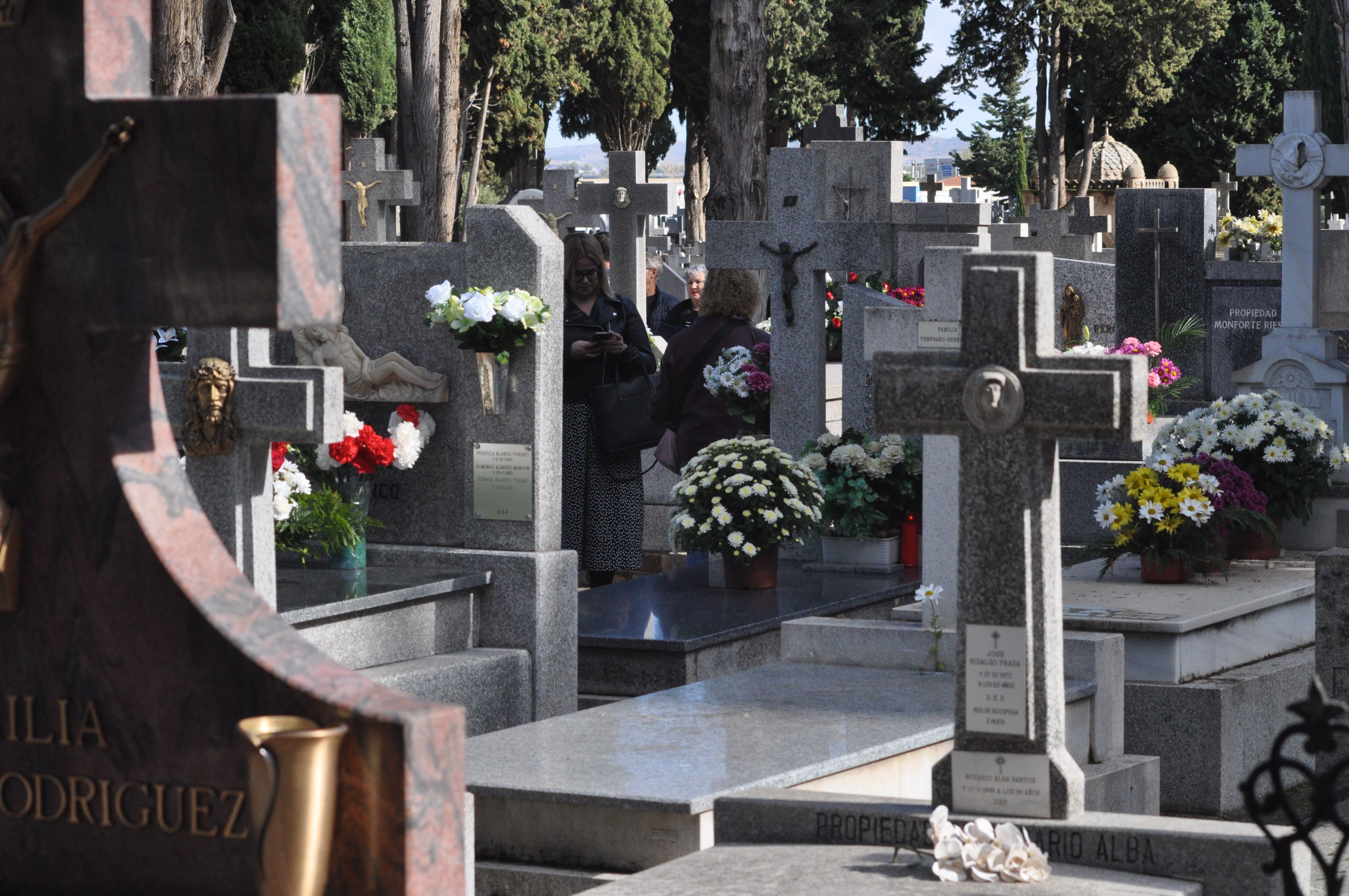 Los zamoranos acuden al cementerio por el Día de Todos los Santos (3)