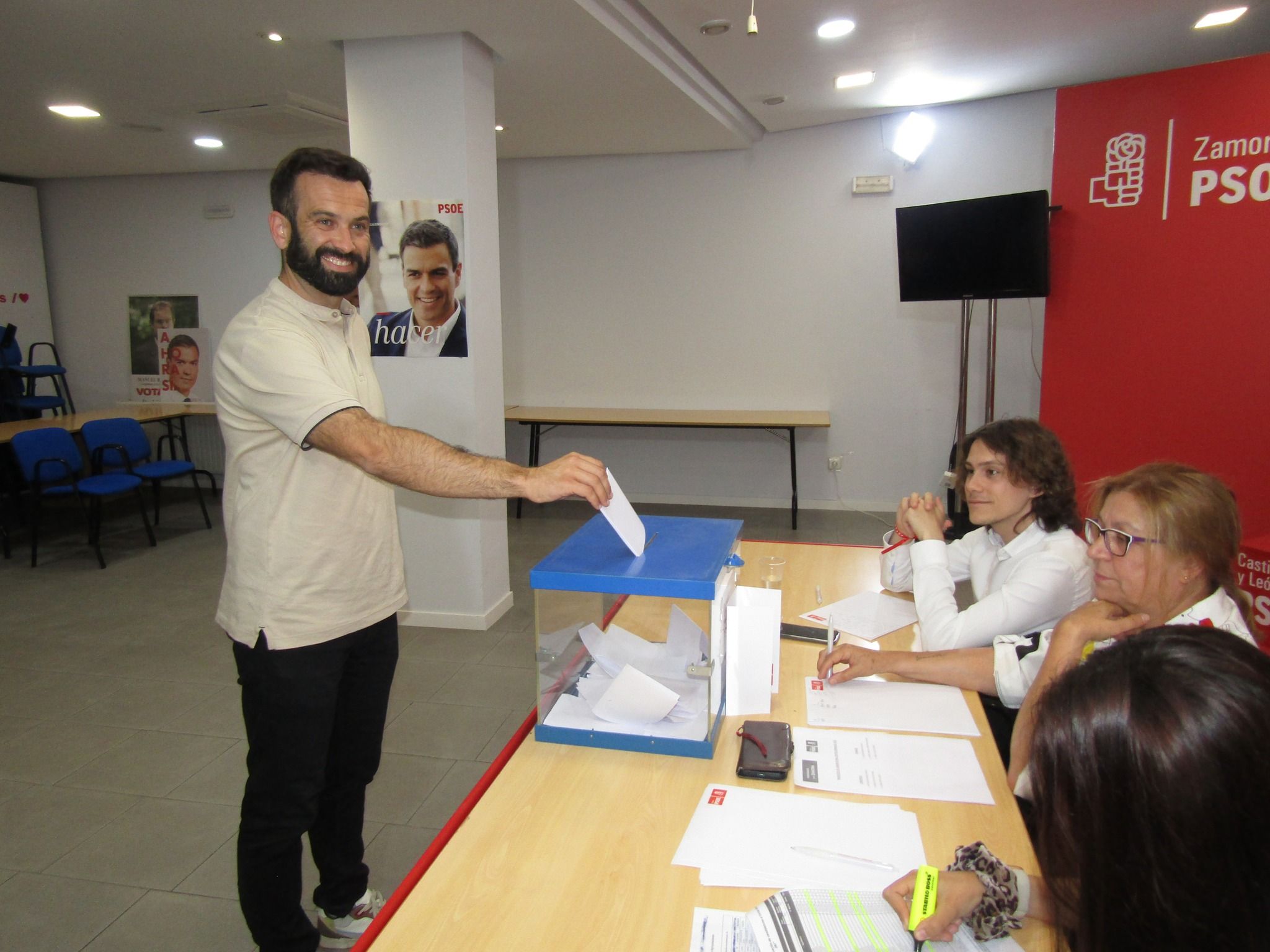 02 PSOE Zamora. 05 06 2023 Votaciones candidaturas Congreso y Senado EG23J23