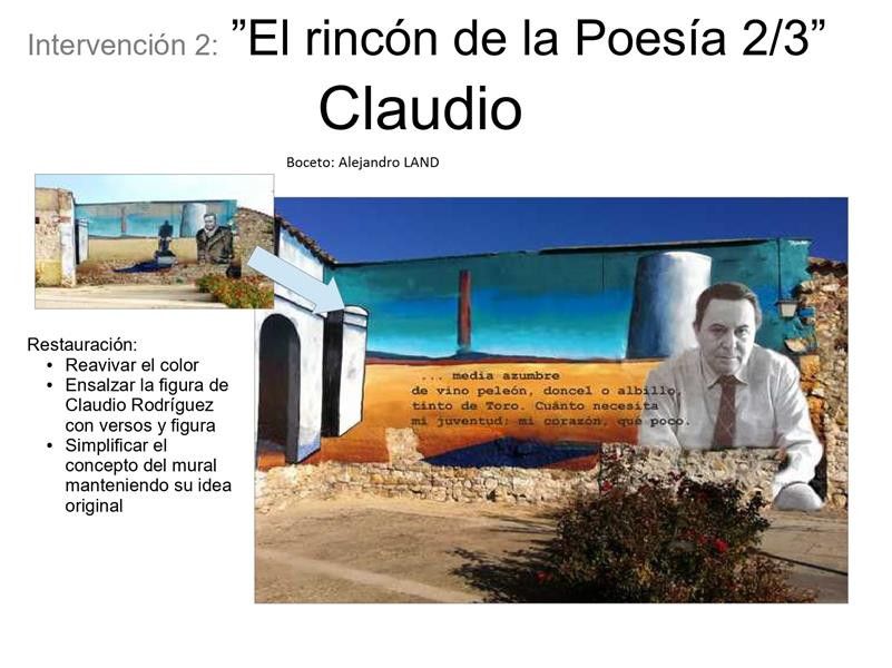 Rincon de la Poesu00eda   Muro   artista   Alejandro Land (Copy)