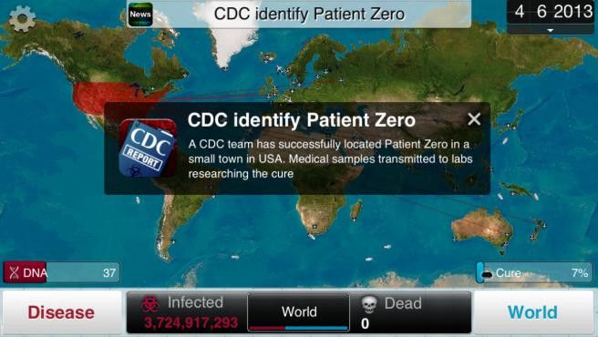 Videojuego pandemia