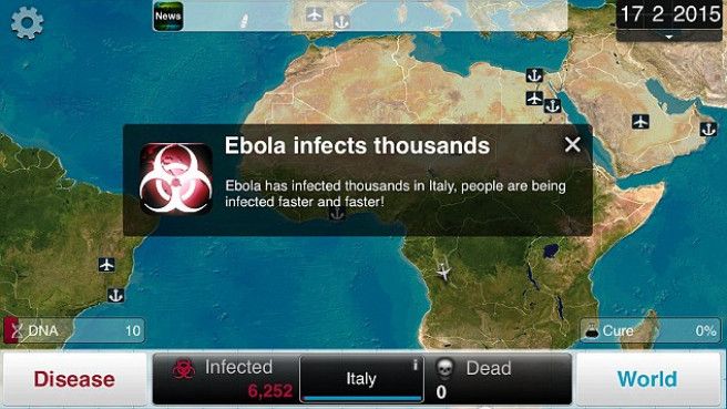 Videojuego ebola