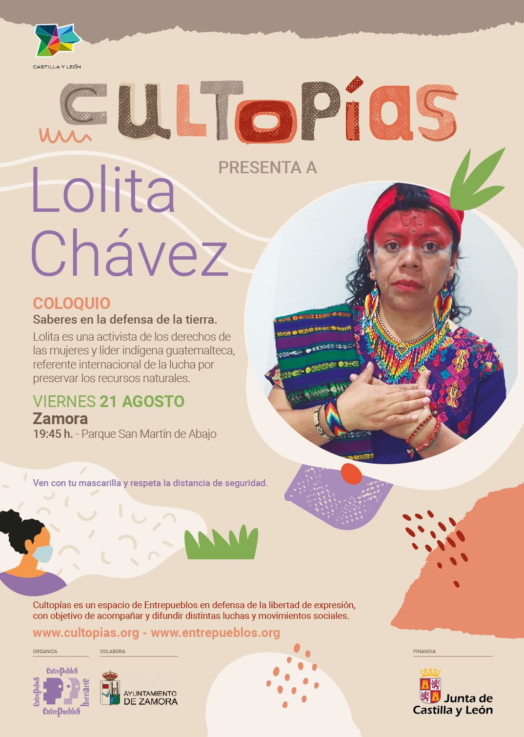 21 AGOSTO Zamora LolitaChavez A3 CULTOPIAS 
